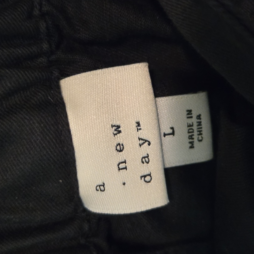 A New Day Black Midi Skirt With Split - Picture 2 of 5